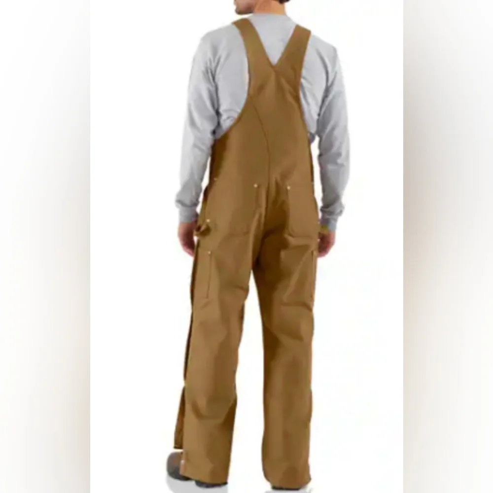 Carhartt Men's Firm Duck Bib Overall Size 32x30 - Picture 2 of 9